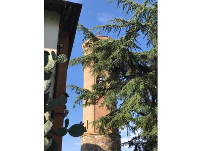 L'affresco di Caterina nel campanile della chiesa