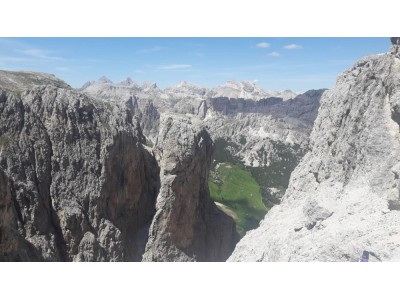 La croce nel cielo del Pisciadù