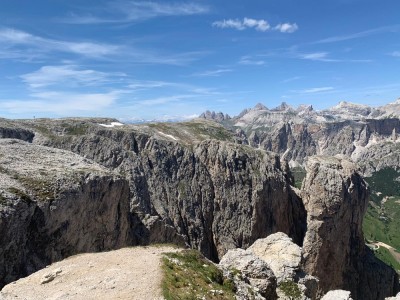 La croce nel cielo del Pisciadù