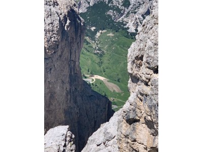 La croce nel cielo del Pisciadù