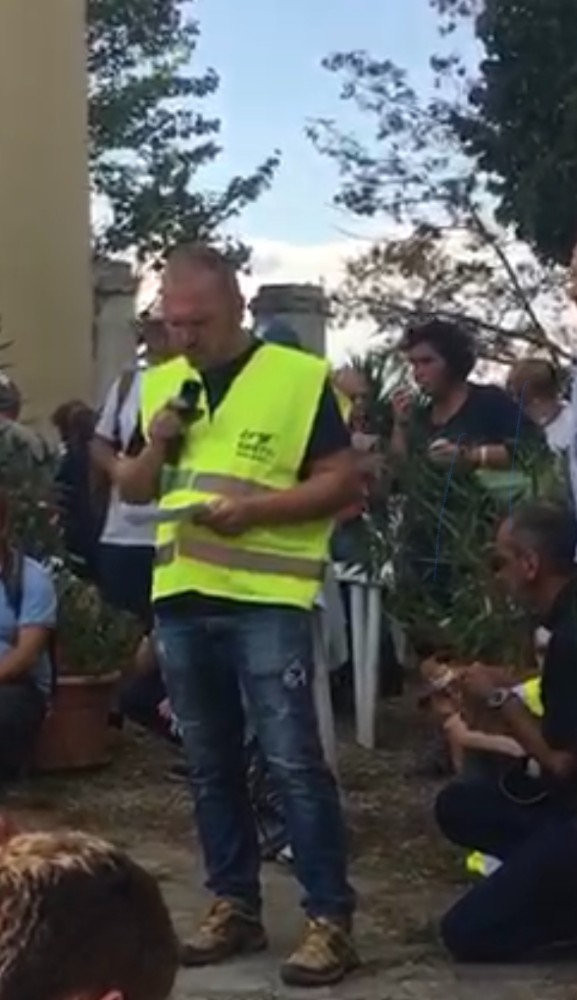 Testimonianza del marito Jonata a Firenze